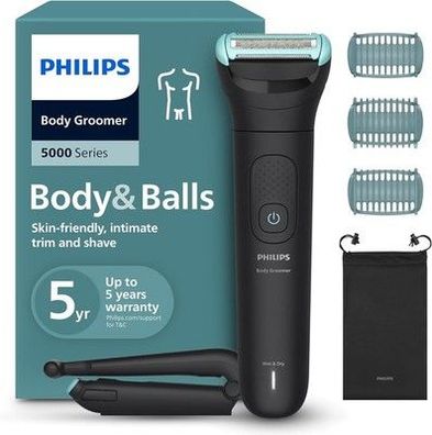 Philips Bodygroom 5000er-Serie – Herren-Trimmer mit Dreifachschutz-Rasiersystem