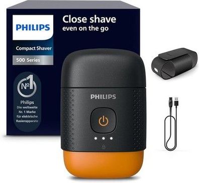 Philips Rasierer Series 500 kompakter Elektrorasierer, Lift & Cut-System S595/05