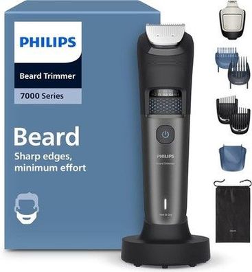 Philips Bartschneider 7000er-Serie – selbstschärfende Metallklingen, BT7660/15