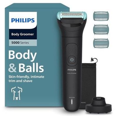 Philips Bodygroom Series 5000 – Trimmer für Männer mit Rasiersystem (BG5485/30)