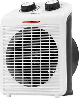 Clatronic Heizlüfter HL 3761, 2 Heizstufen (1000/2000 W) Kaltstufe (Ventilator)