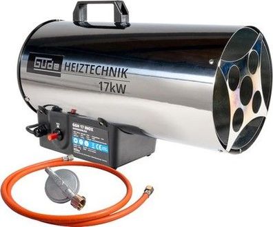 Güde 85006 Gasheizgebläse GGH 17 INOX (17kW, Edelstahlbrenner, Schlauch 1,5 m)