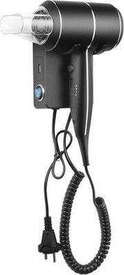 QL Haartrockner Ionen mit Wandhalterung und USB-Steckdose, Föhn mit 2000 Watt