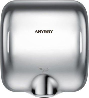 Anydry 2800 Elektrischer Händetrockner Automatisch 8-12 sek, 1400-1650W, Silber