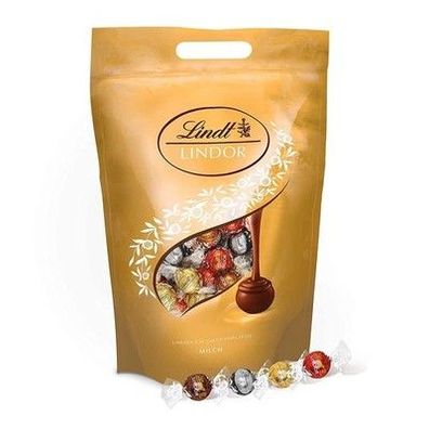 Lindt Schokolade | 2KG Beutel | LINDOR Kugeln | Pralinengeschenk | Großpackung