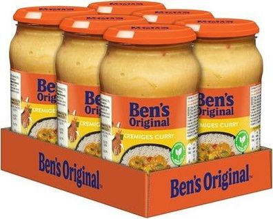 BEN’S Original Ben's Original Qualität Sauce Cremiges Curry, 6 Gläser (6 x 400g)