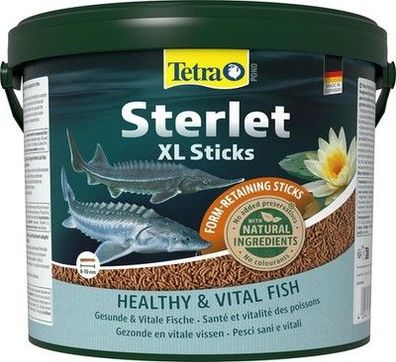 Tetra Pond Sterlet XL Sticks Fischfutter für größere Teich Sterlets & Störe, 5L