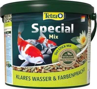 Tetra Pond Special Mix – Fischfutter Mischung für alle Teichfische, 5 L Eimer