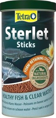 Tetra Pond Sterlet Sticks Fischfutter für Teich lebende Sterlets & Störe 1L Dose