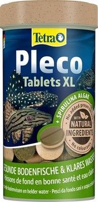 Tetra Pleco XL Tablets – Nährstoffreiches Fischfutter, 133 Tabletten Dose