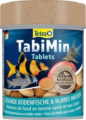 Tetra Tablets TabiMin Tabletten Fischfutter für alle Bodenfische, 275 Tabletten