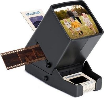 LED Diabetrachter Alte Dias, 35mm Negativ und Diaprojektor 3-fache Vergrößernder