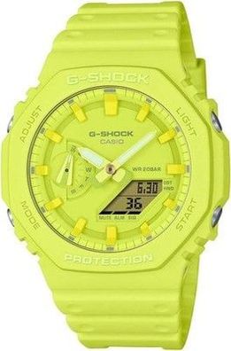 Casio GA-2100-9A9ER Herren Armbanduhr, G-SHOCK, 20 cm Länge und 20 mm Breite