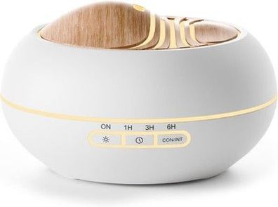 Salking Aroma Diffuser für Ätherische Öle 400ml Aromatherapie Raumduft RGB weiß