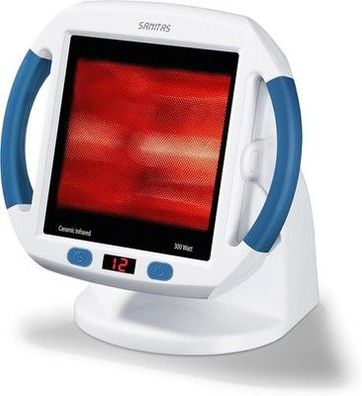 Sanitas SIL 45 Infrarot-Wärmestrahler, 1 Stück (1er Pack) 300 W, 15 min. Timer