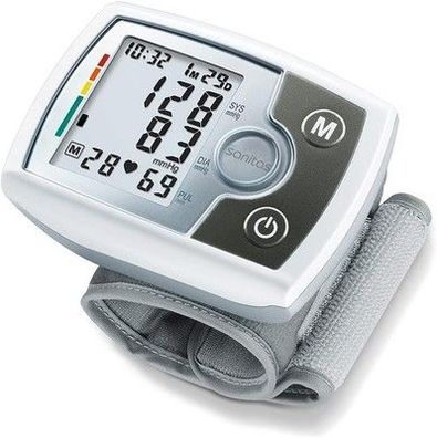 Sanitas 651.21 SBM 03 WHO Handgelenk Blutdruckmessgerät, 1 x 60 Speicher, LCD