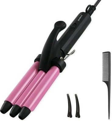 janelove Mini Welleneisen für kurze Haare - 13mm Beach waves 200°C Keramik