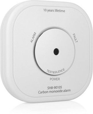 Smartwares Smart Home Pro Funk Kohlenmonoxidmelder/Co Melder - SH8-90105, weiß