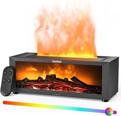 Aroma Diffuser für Ätherische Öle - Kamin Diffusor mit Dynamische Flammen, 150ml