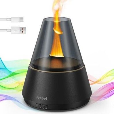 Aroma Diffuser für Ätherische Öle - 300ml Moderner Diffusor mit LED, USB-C
