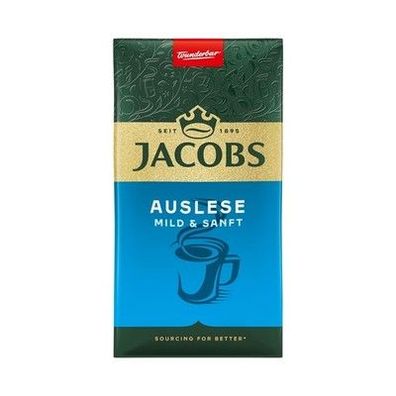 Jacobs Filterkaffee Auslese Mild & Sanft, helle Röstung, Intensität 5/10, 500 g