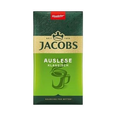 Jacobs Filterkaffee Auslese Klassisch, mittlere Röstung, Intensität 6/10, 500 g