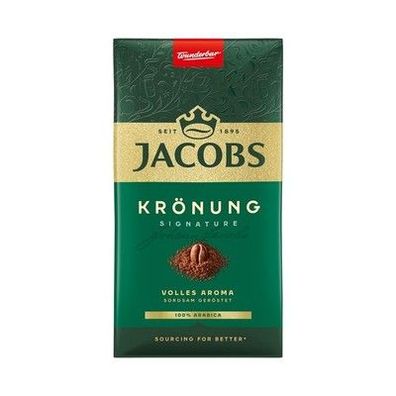 Jacobs Filterkaffee Krönung Classic, 100 % Arabica, mittlere Röstung, 500 g