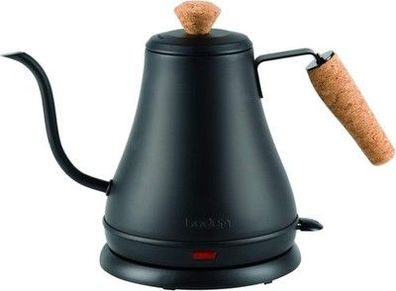 Bodum Melior 11883-259EURO Elektrischer Wasserkocher mit langem Auslauf, 0,8 L