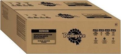 Pedigree Dogcare Hundefutter Portionsbeutel Chunks in Gelee Senior 84 x 100g