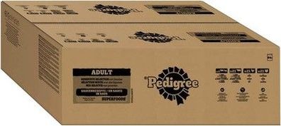Pedigree Dogcare Hundefutter Portionsbeutel Chunks in Soße Adult 84 x 100g