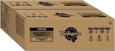 Pedigree Dogcare Hundefutter Portionsbeutel Chunks in Gelee Junior 84 x 100g