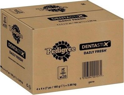 Pedigree Denta Stix Fresh/Zahnpflege-Snack für mittelgroße Hunde - 2,88 kg