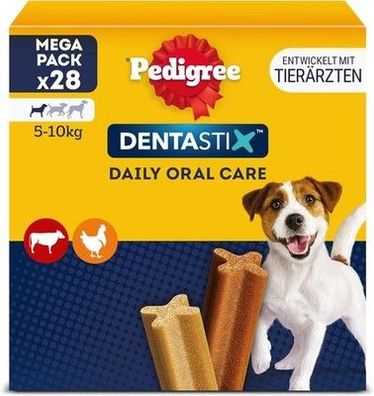 Pedigree DentaStix Hundesnack kleine Hunde (5-10kg) Zahnpflege-Snack (4 x 440 g)