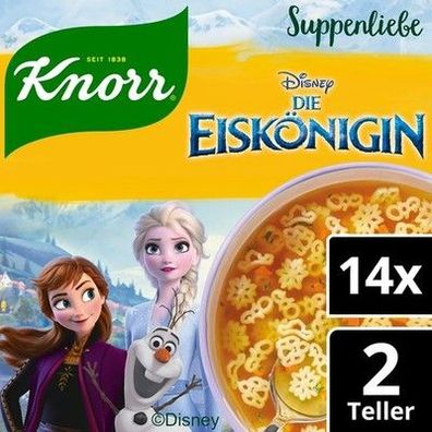 Knorr Suppenliebe Disney Die Eiskönigin leckere Suppe für Kinder 18x 2 Portionen
