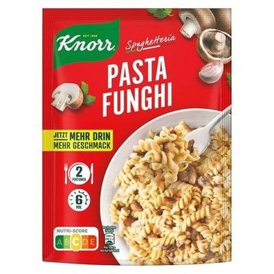 Knorr Spaghetteria Nudel-Fertiggericht Pasta Funghi - 2 Portionen (10 Stück)