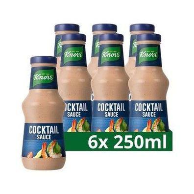 Knorr Cocktail Sauce feine und besonders cremige Grillsauce - 6x 250 ml
