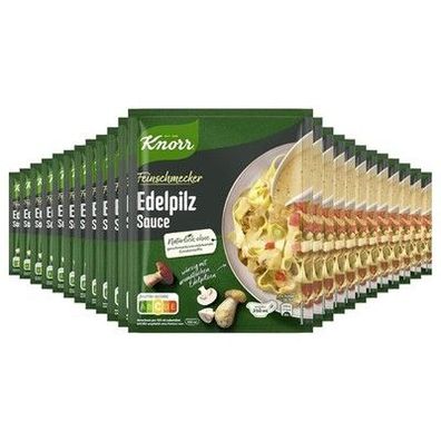 Knorr Feinschmecker Edelpilz Sauce leckere braune Sauce - 23x 250 ml Tüten