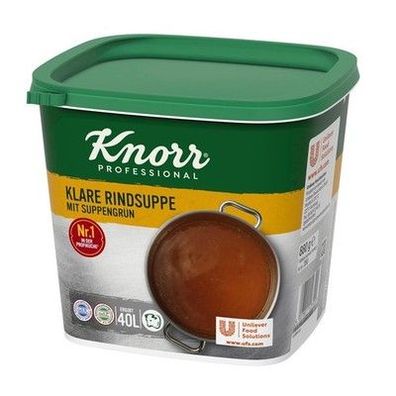 Knorr klare Rindsuppe Suppengrün (Rinderbrühe nach bewährter Rezeptur) 0,88 kg