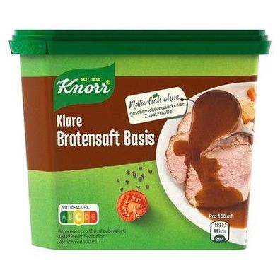 Knorr Klare Bratensaft Basis ideal als Basis für Bratensoßen - 6x 235 ml Dose