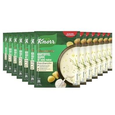 Knorr Feinschmecker Kartoffelsuppe mit Crème fraîche Gemüsesuppe 13 x 2 Teller