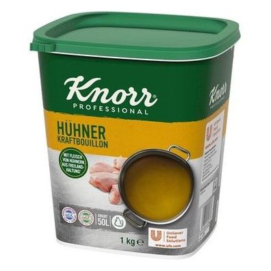 Knorr Hühner Kraftbouillon Hühnerbrühe (mit kräftigem Huhngeschmack) (1 x 1 kg)