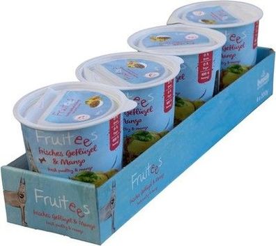 Bosch Finest Snack Concept | Fruitees frisches Geflügel & Mango | 4 x 200g