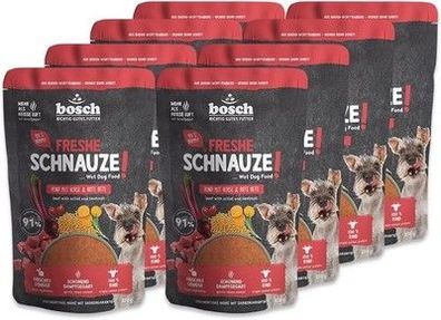Bosch Freshe Schnauze, Rind mit Hirse und Rote Bete 8 x 250 g, Nassfutter