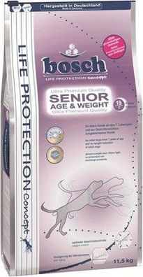 Bosch Life Protection Concept, Senior Age & Weight, Hunde-Trockenfutter, 11.5 kg