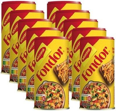 MAGGI Fondor Würzmittel für Gemüse, Fleisch oder Fisch, Gewürz (10 x 200g)