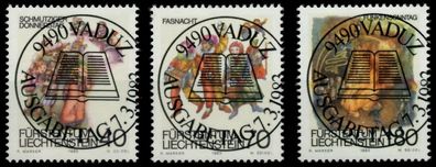 Liechtenstein 1983 Nr 818-820 ESST zentrisch gestempelt X6E698E