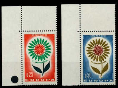 MONACO 1964 Nr 782-783 postfrisch ECKE-OLI X760CFA