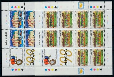MALTA BLOCK Kleinbogen Nr 1041KB-1042KB postfrisch X7BD6EA