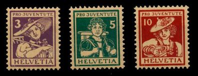 Schweiz PRO Juventute Nr 130-132 postfrisch X73F31A