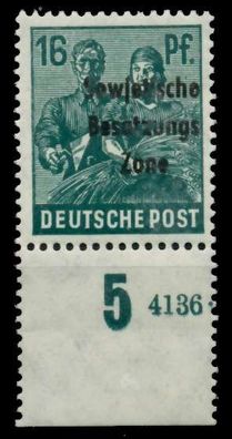 SBZ ALLG. Ausgaben Nr 188 HAN 4136... gefaltet X748F82